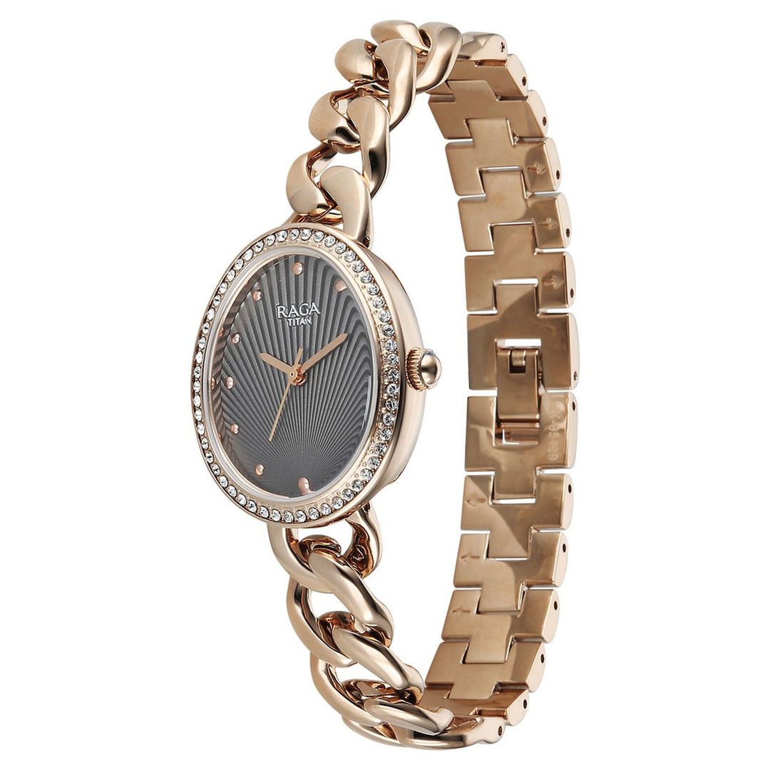 Titan Raga Spotlight 95429WM01 Grey Dial Women&