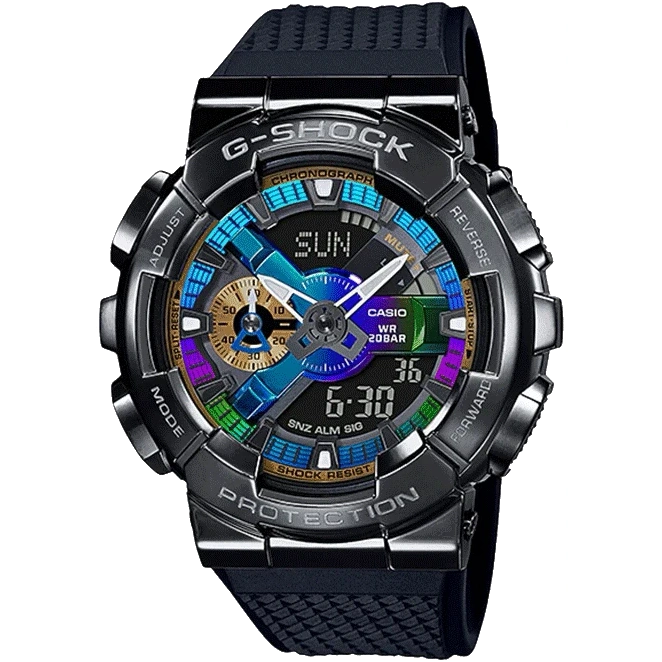 Casio G-Shock Analog-Digital Black Dial Men's Watch (GM-110B-1ADR)