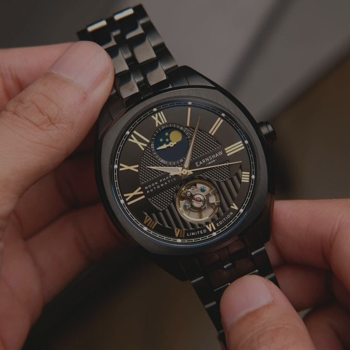 Earnshaw Peel Mechanical Automatic Noire