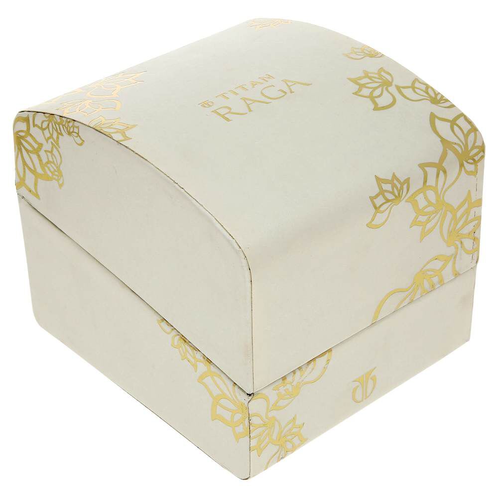 Titan Raga Blue Dial Quartz Analog Metal Strap watch for Women NS9710SM01