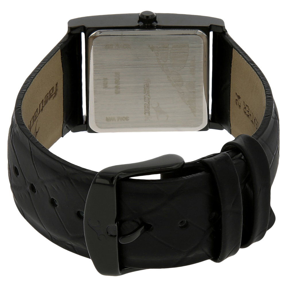 Fastrack Quartz Analog Black Dial Leather Strap Watch for Girls NS9735NL02