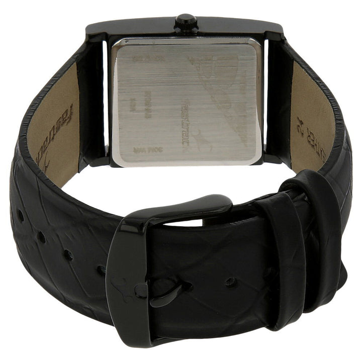 Fastrack Quartz Analog Black Dial Leather Strap Watch for Girls NS9735NL02