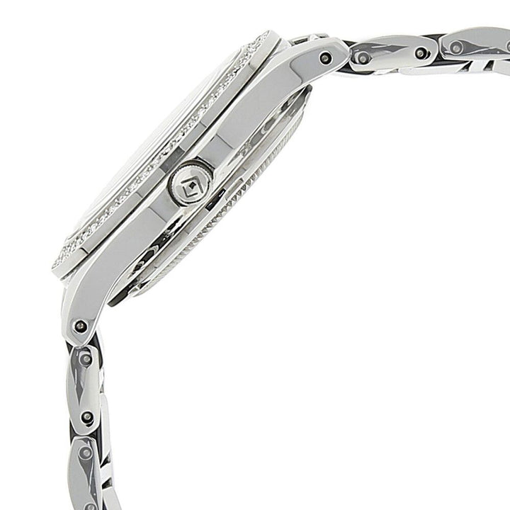 Xylys Swiss Analog with Date Two Toned Stainless Steel And Ceramic Strap Black Dial Watch For Women NS9766DM02M