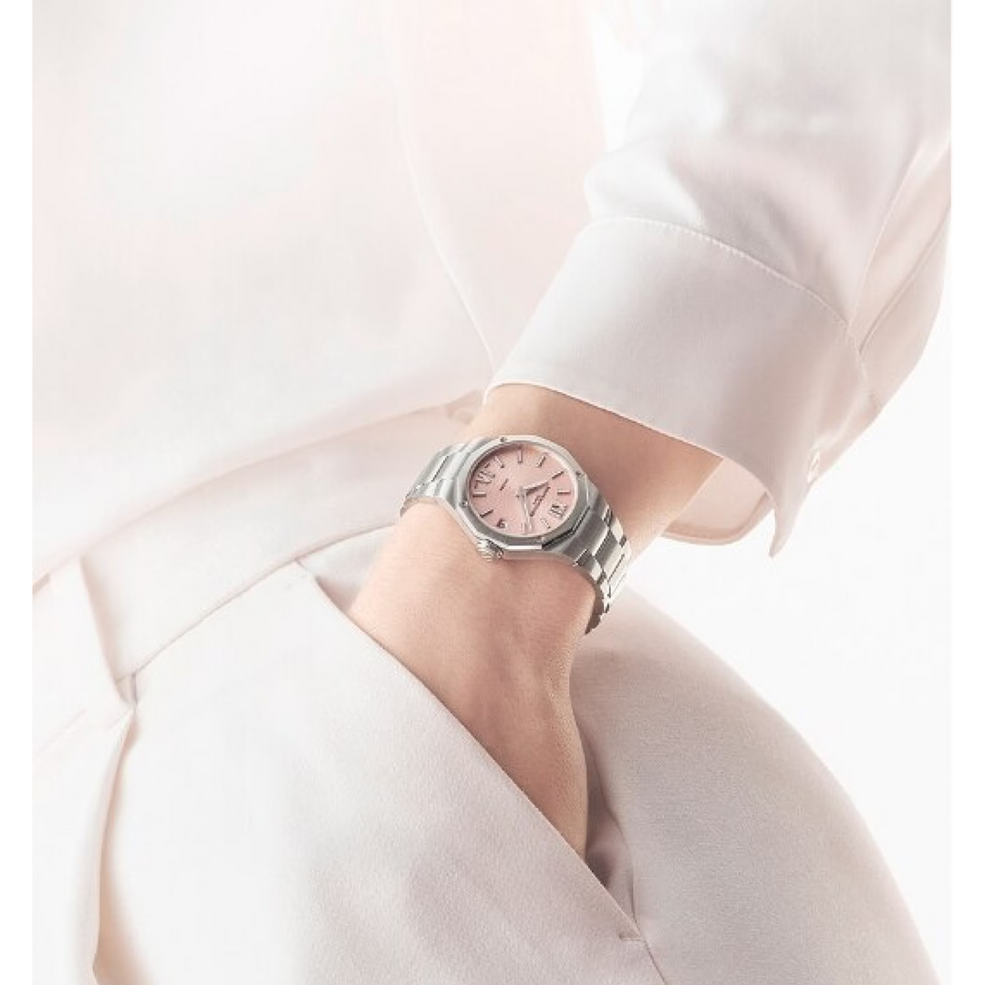 Baume &amp; Mercier Riviera 10812 Pink Dial Women’s Watch – Chf 1,900