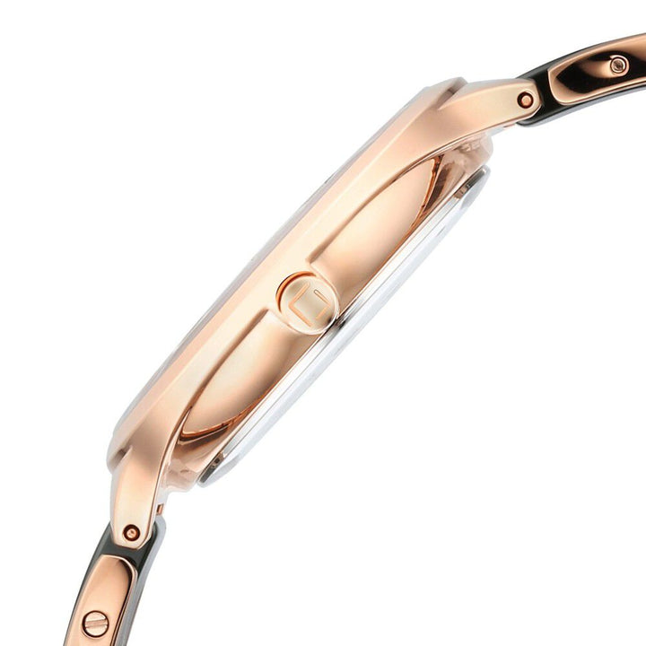 Xylys Seraphina Swiss Steel & Ceramic Mother of Pearl Blue Dial Watch for Women 9920WD06E