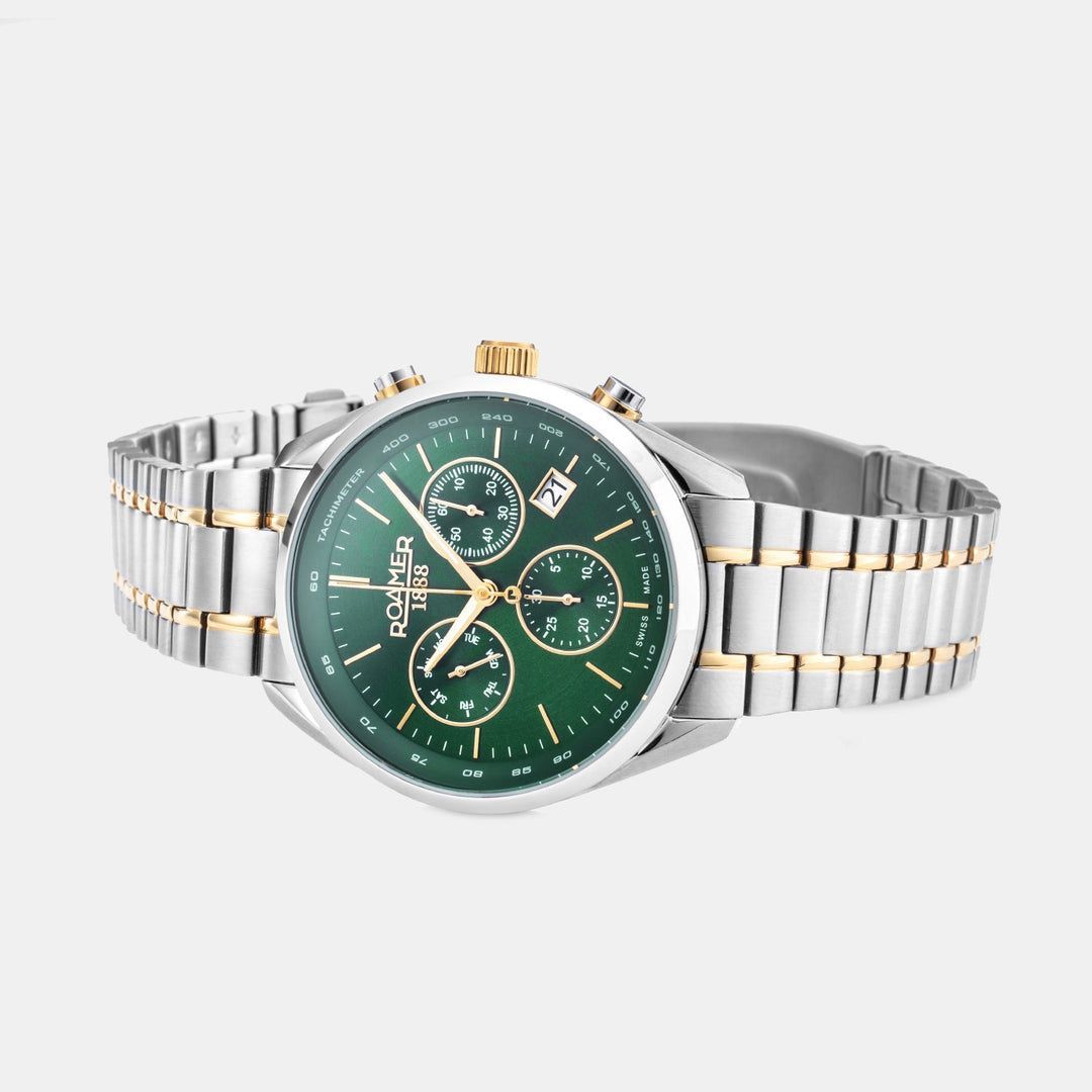 Roamer 993819 47 75 20 Green Dial Men&
