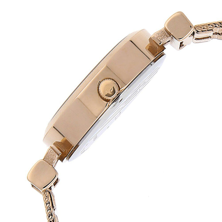 Titan Quartz Analog Rose Gold Dial Stainless Steel Strap Watch for Women NS9942WM01