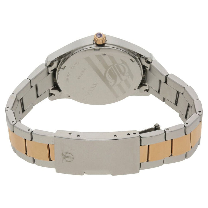 Titan Quartz Analog Off White Dial Stainless Steel Strap Watch for Women NF9962KM01