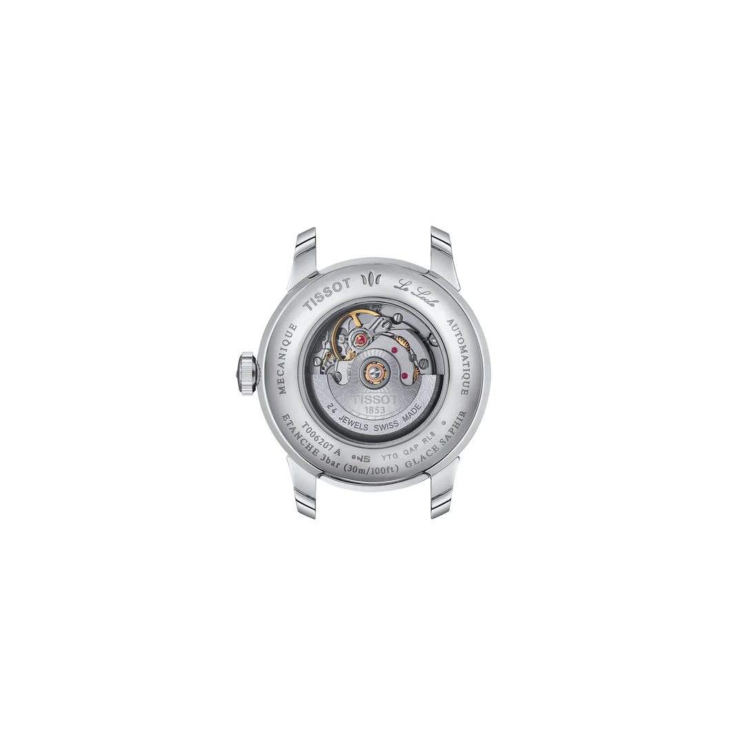 Tissot Le Locle 29mm Automatic Green Dial Diamond Watch with Interchangeable Bracelet