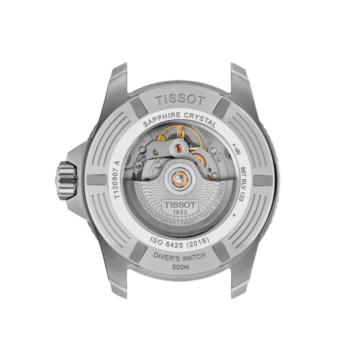 Tissot Seastar 2000 Professional T1209071728100 Orange Dial Watch