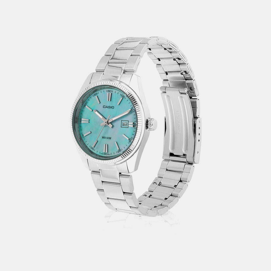 Casio A2363 Blue Dial Women&