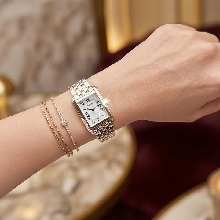 Seiko HGG002P1 White Dial Women&