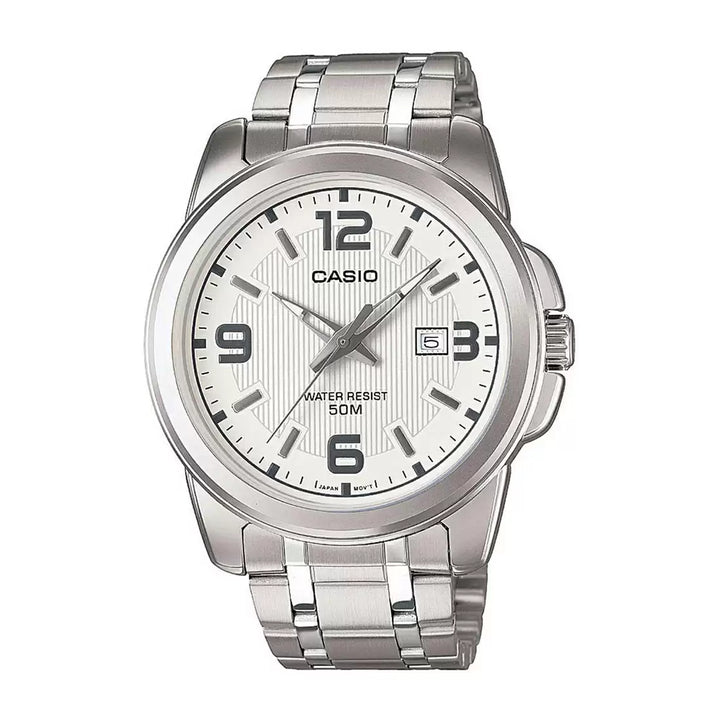 Casio Enticer Men's Analog White Dial Watch