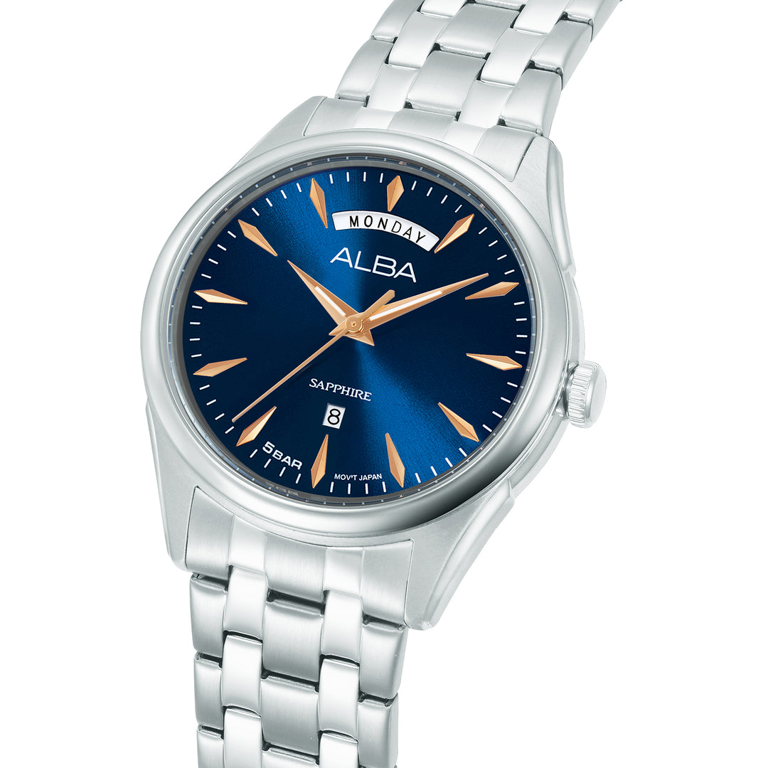 Alba A6B005X1 Blue Dial Men&