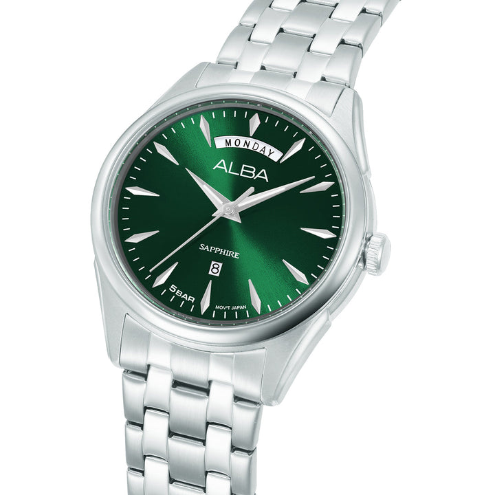 Alba A6B007X1 Green Dial Men&