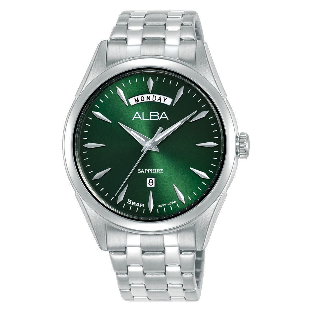 Alba A6B007X1 Green Dial Men&