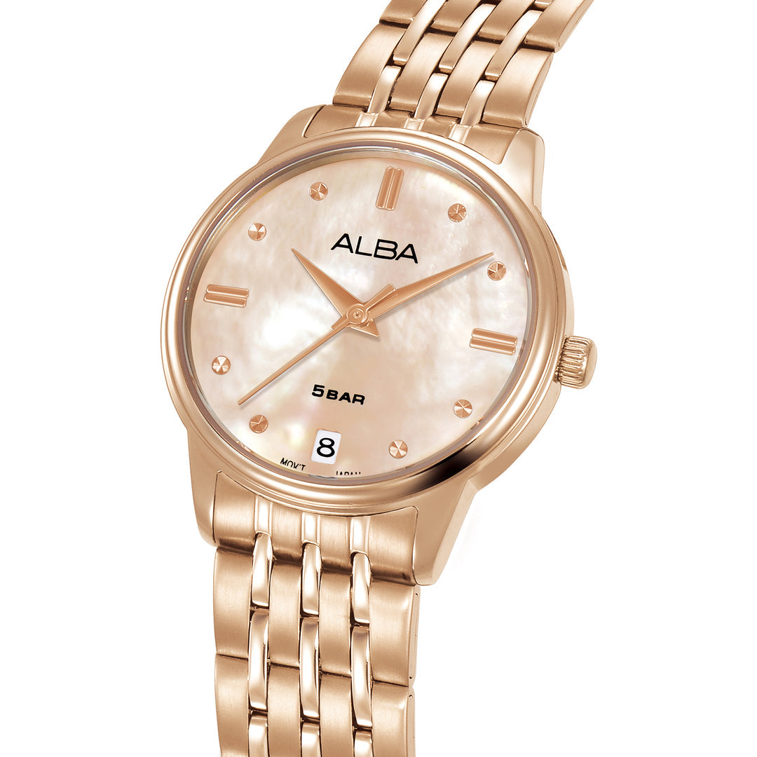 Alba AG8Q72X1 Pink Dial Women&