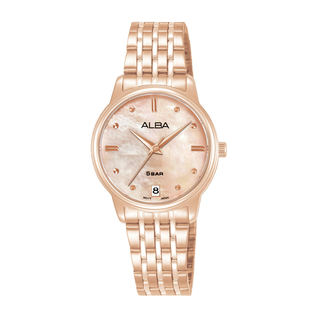 Alba AG8Q72X1 Pink Dial Women&