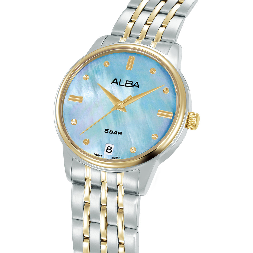 Alba AG8Q75X1 Blue Dial Women&