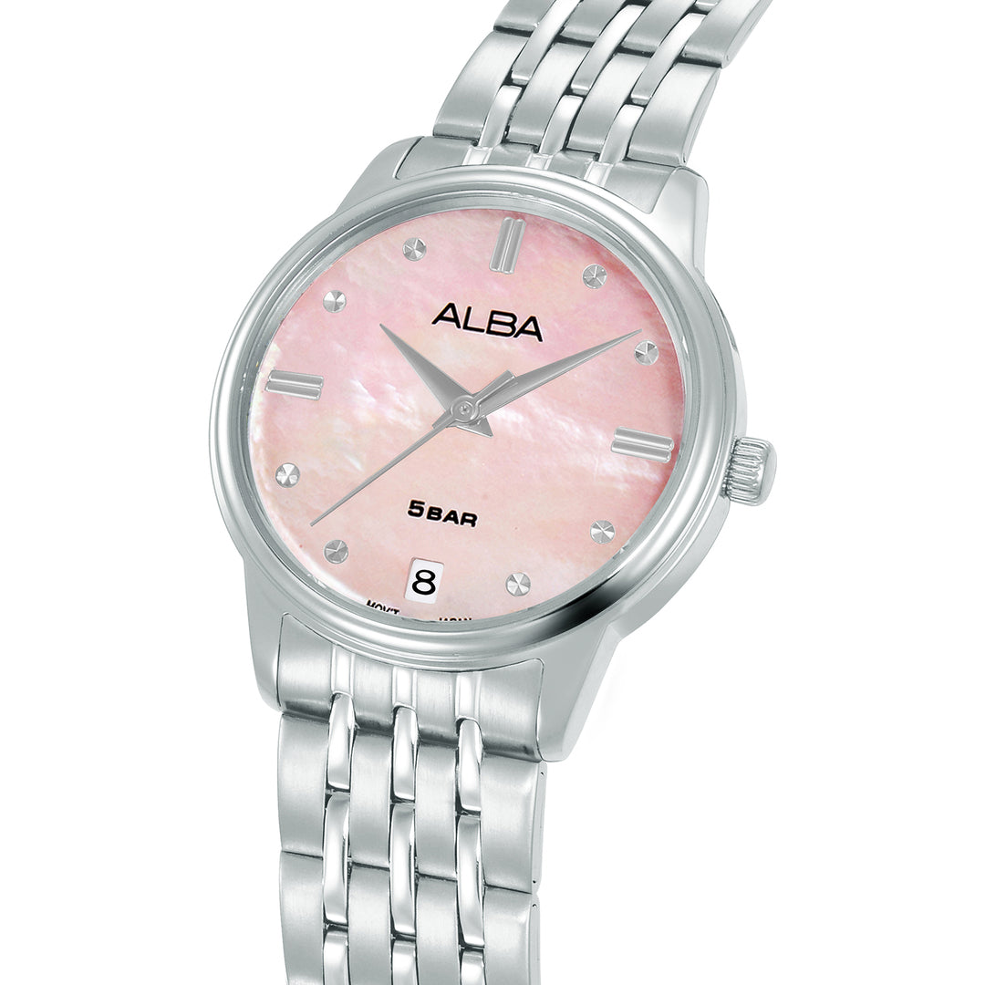 Alba AG8Q79X1 Pink Dial Women&