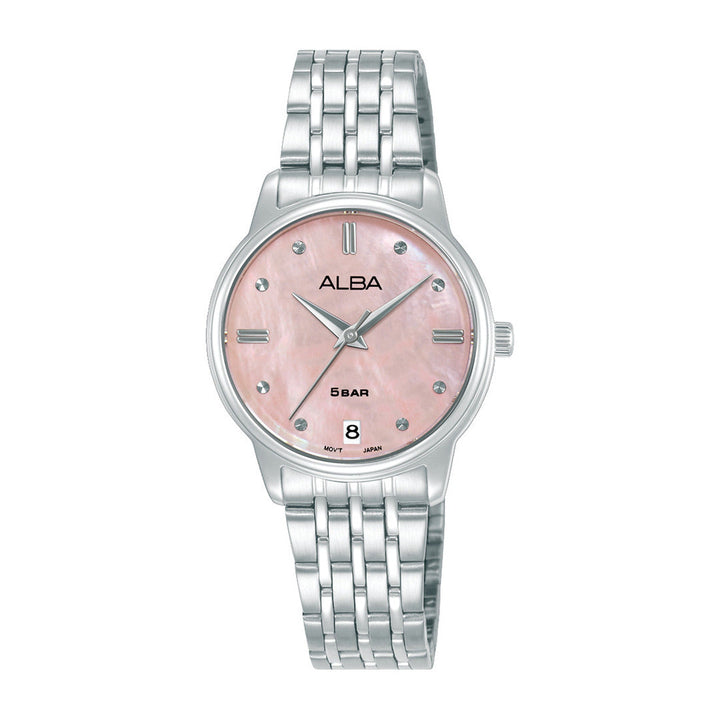 Alba AG8Q79X1 Pink Dial Women&