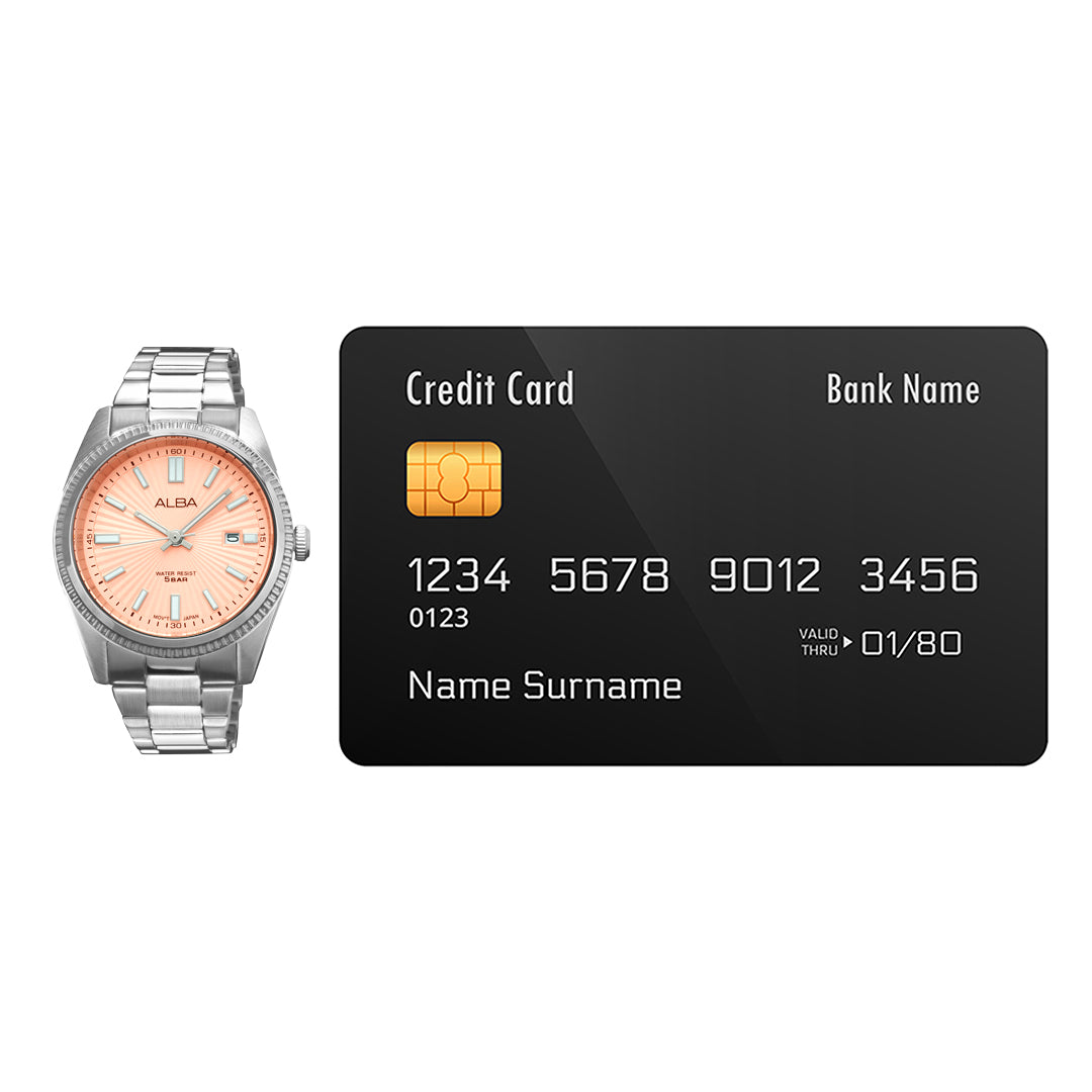 AH7CL5X1 Pale Peach Patterned Dial