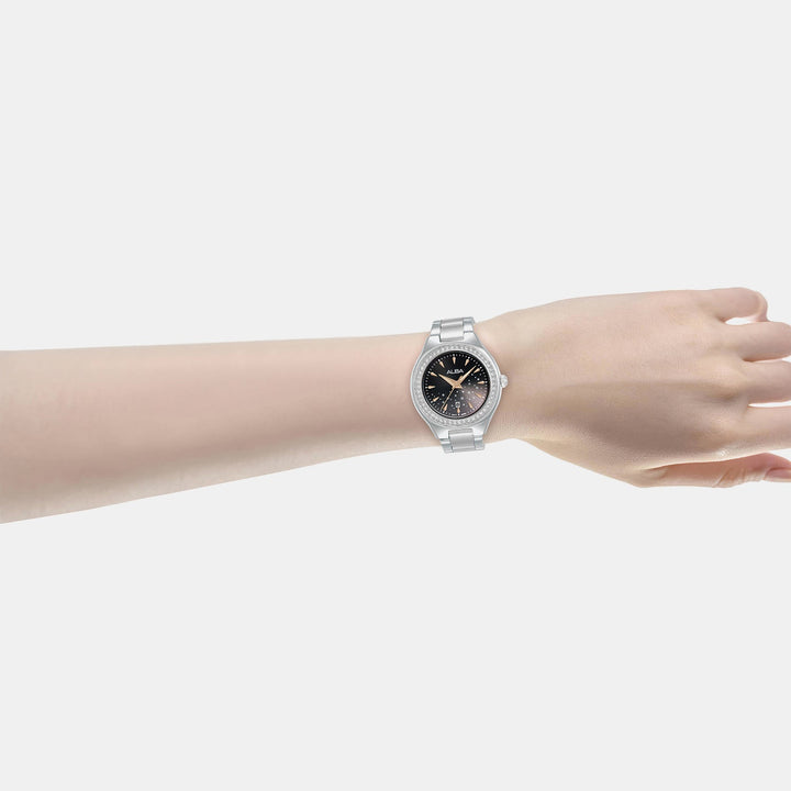 Alba AH7ET9X1 Black Dial Women&