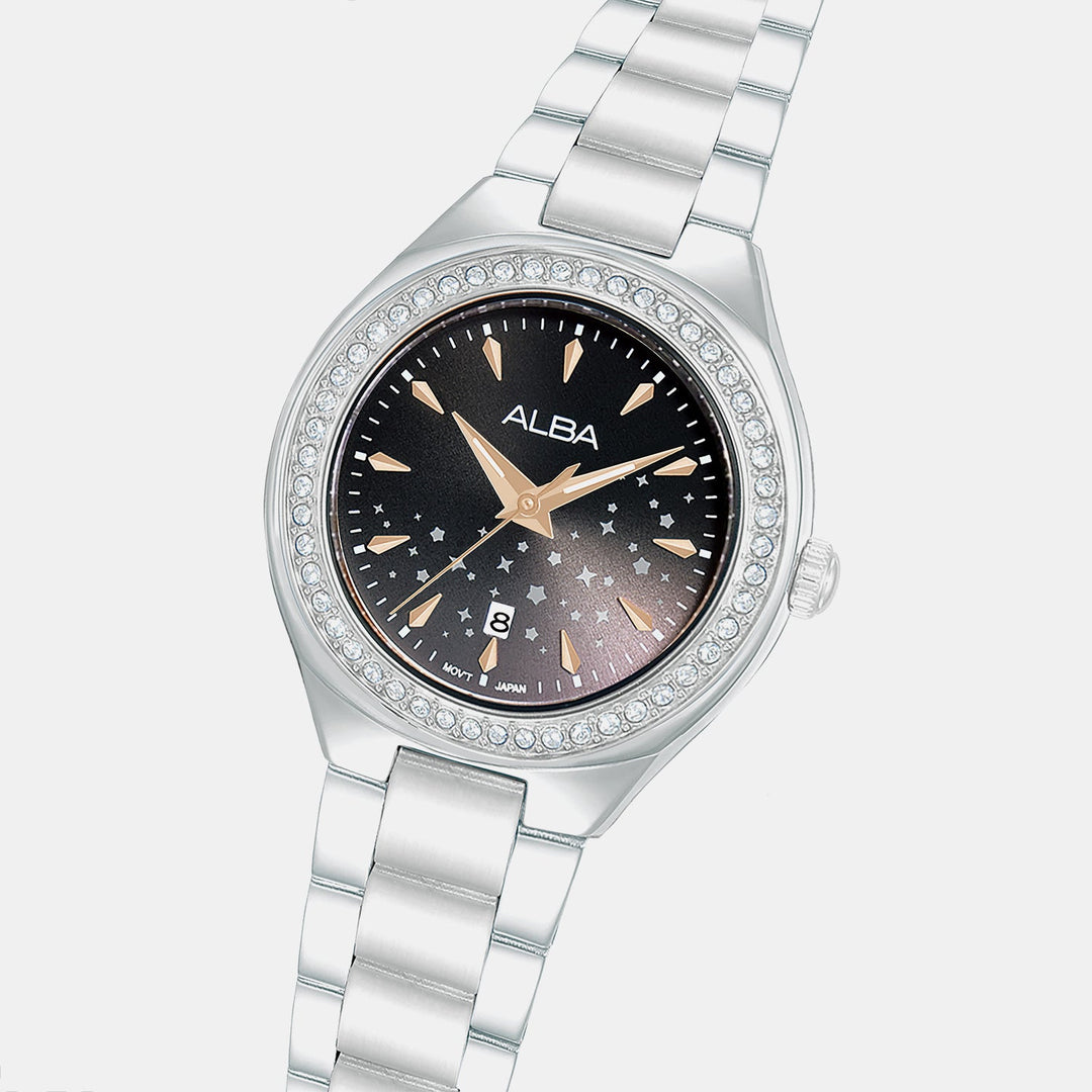 Alba AH7ET9X1 Black Dial Women&