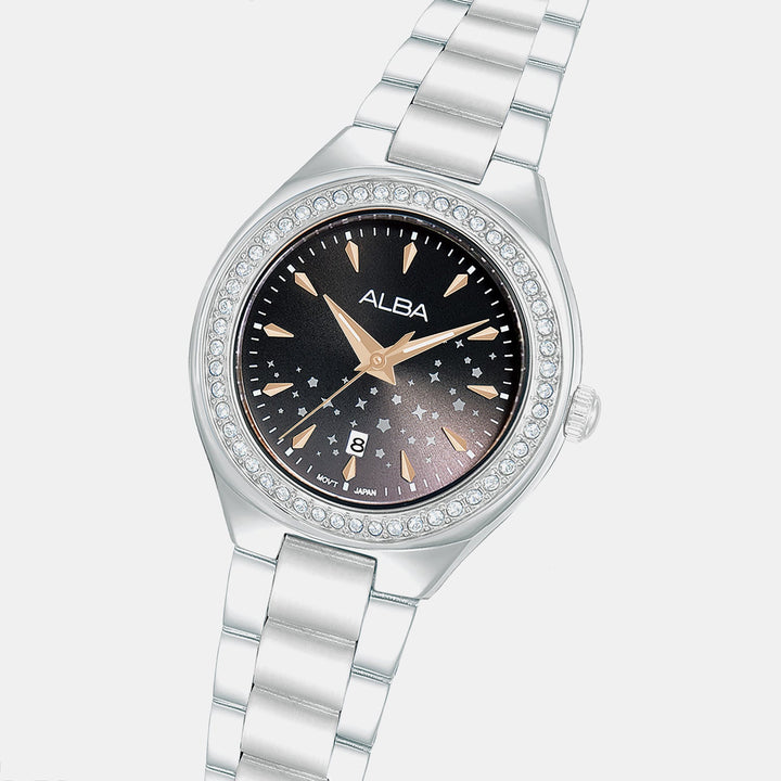 Alba AH7ET9X1 Black Dial Women&