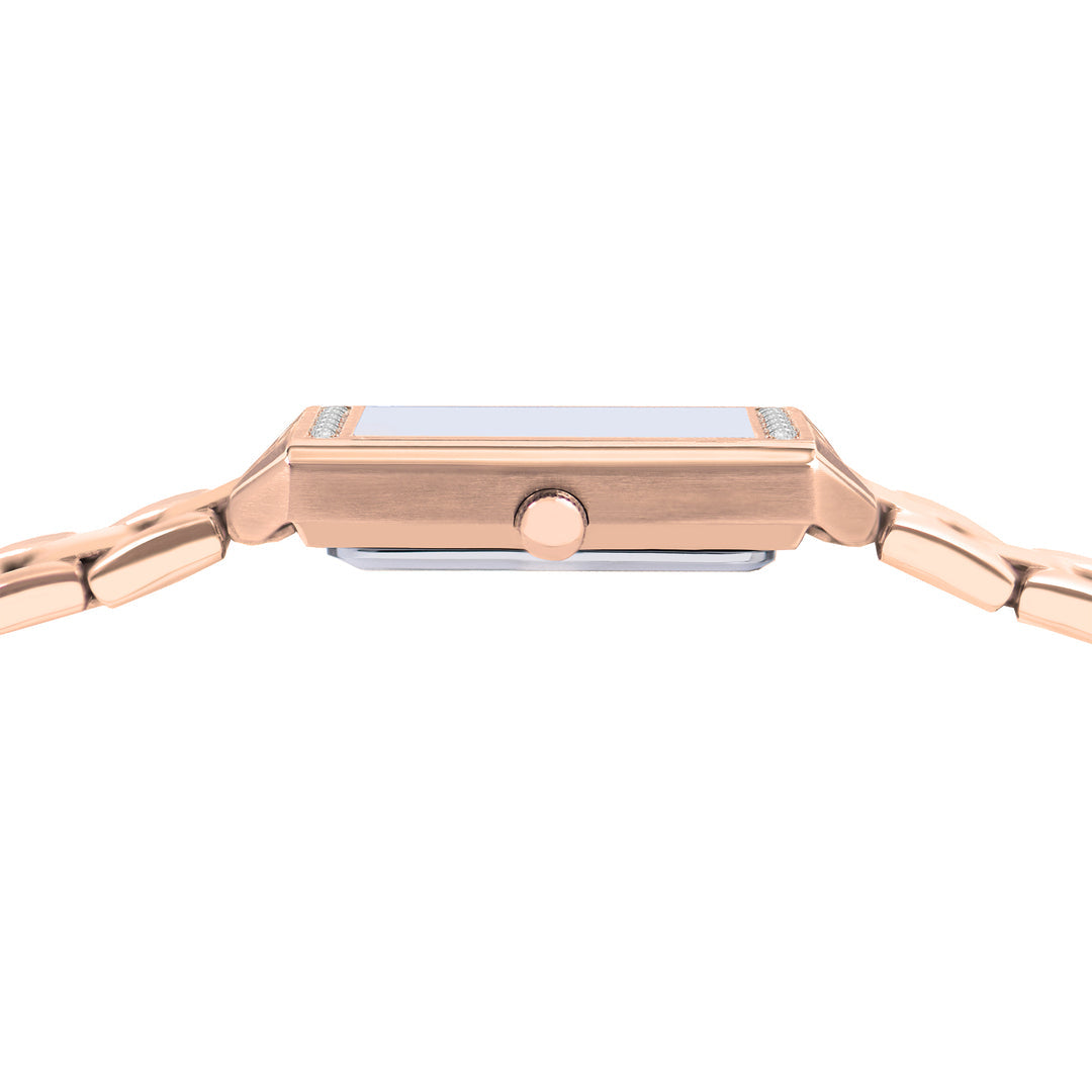 Alba AH7EZ8X1 Rose Gold Dial Women&