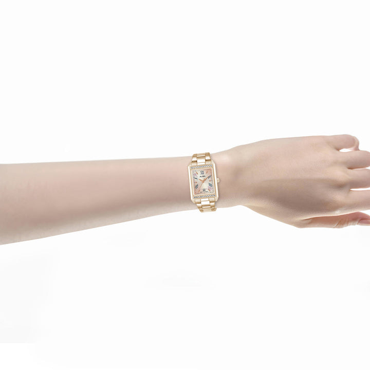 Alba AH7EZ8X1 Rose Gold Dial Women&