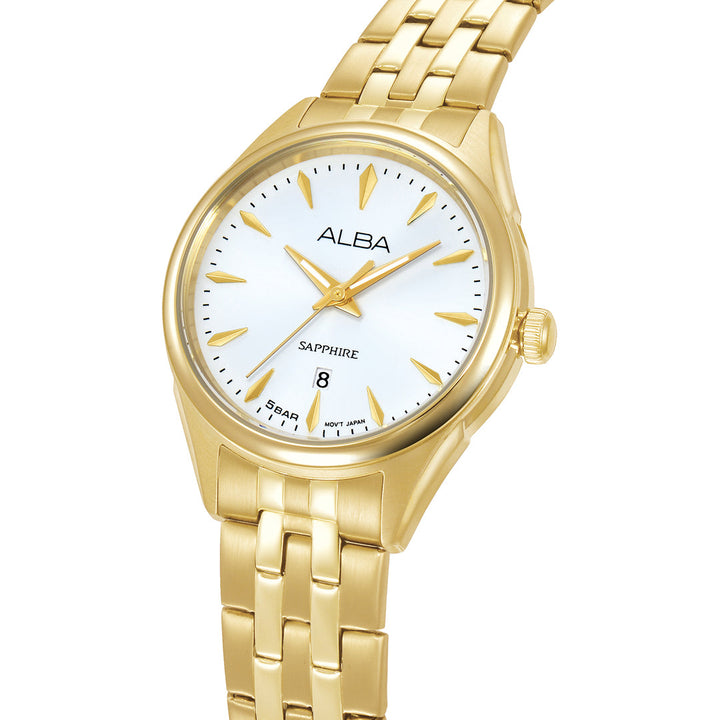 Alba AH7FA8X1 White Dial Women&