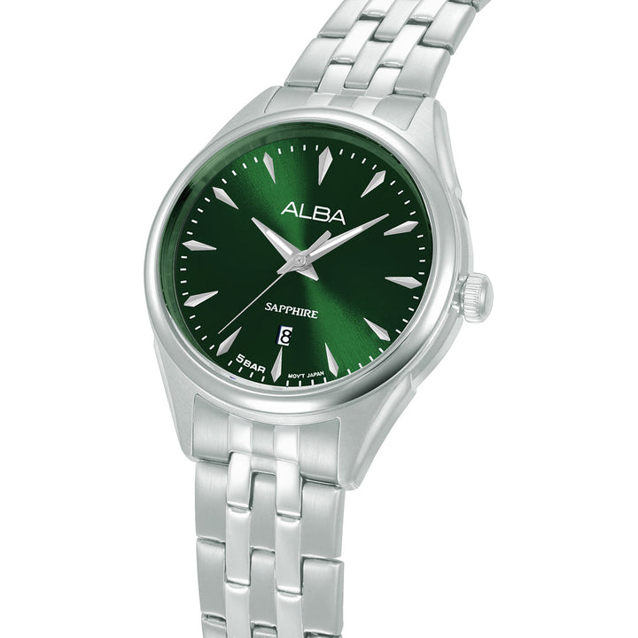 Alba AH7FB5X1 Green Dial Women&