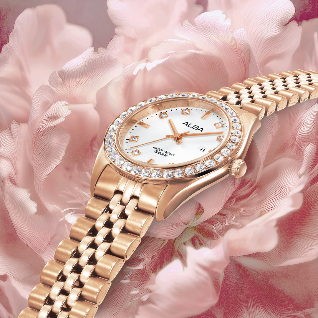 Alba AH7FD2X1 Silver Dial Women&