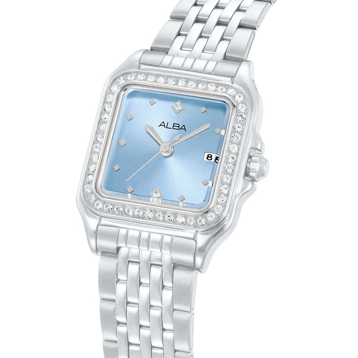 Alba AH7FF1X1 Light Blue Dial Women&