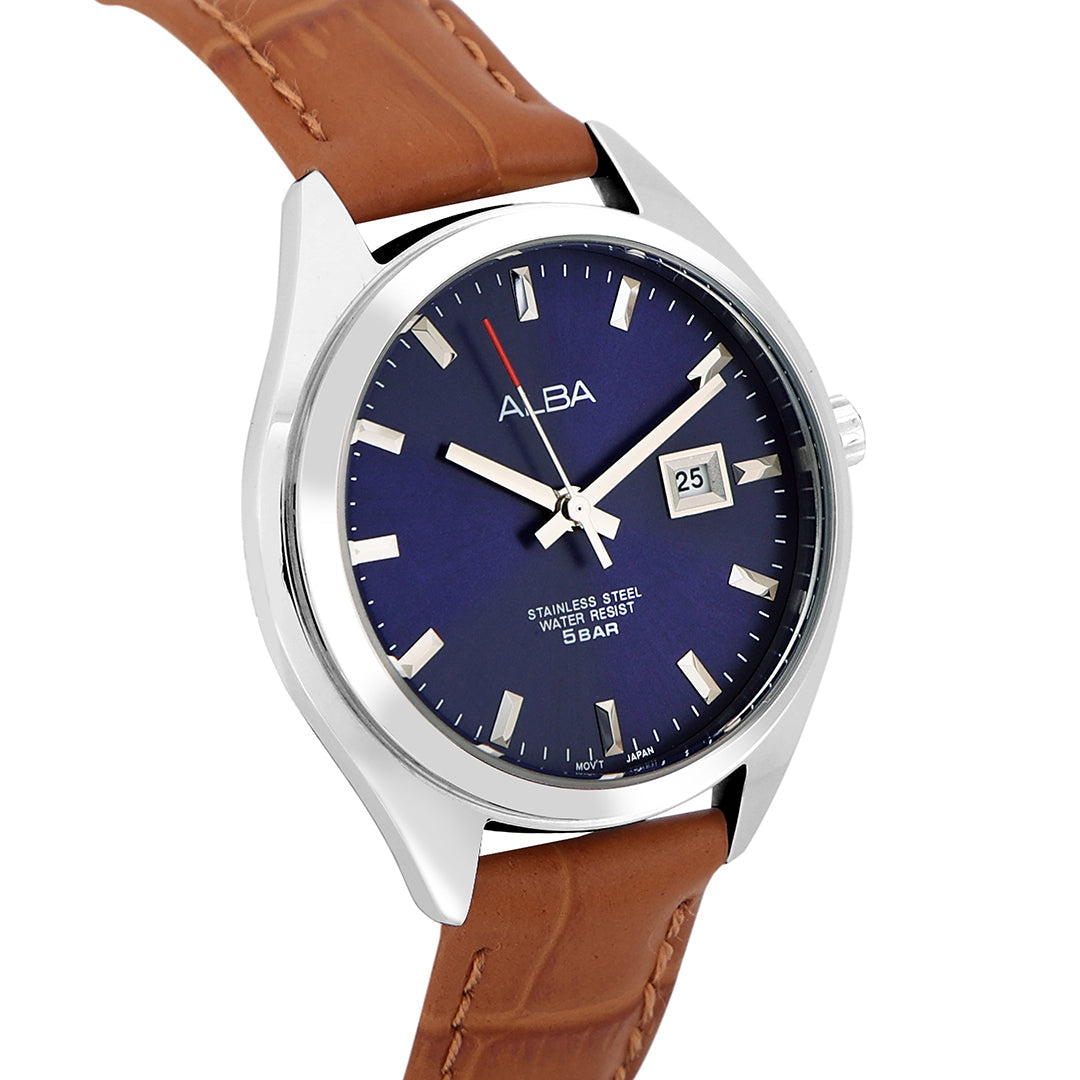AH7Q15X1 Indigo Blue Dial Watch