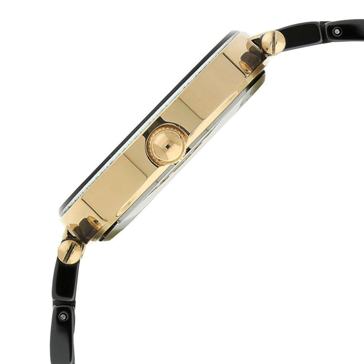 Anne Klein Quartz Analog Black Dial Ceramic Strap Watch for Women