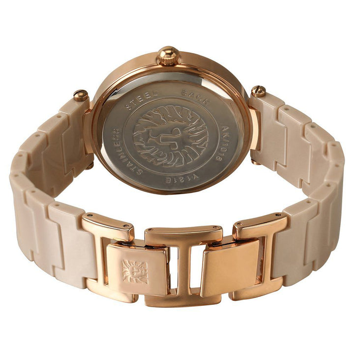 Anne Klein NEAK1018RGTN Ceramics Analog Watch For Women
