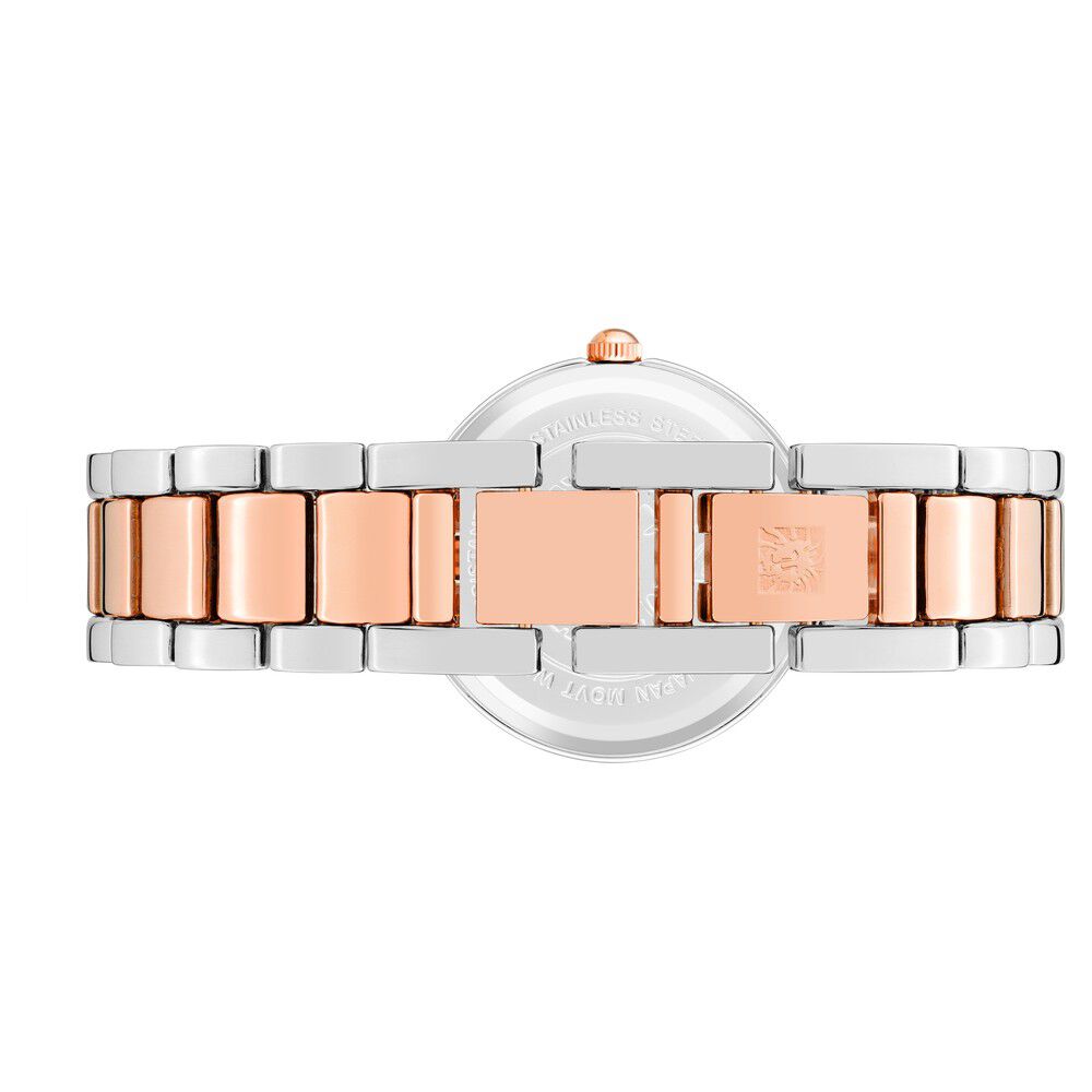 Anne Klein Quartz Analog Brown Dial Metal Strap Watch For Women