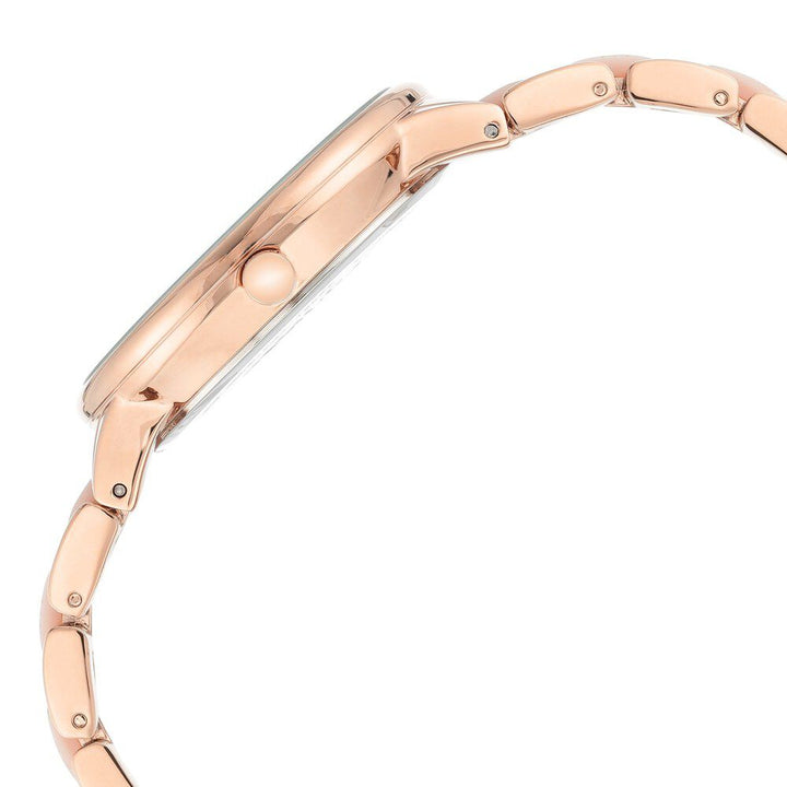 Anne Klein Quartz Analog Pink Dial Plastic Strap Watch For Women