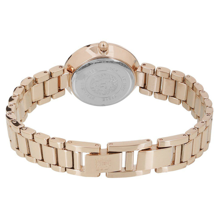 Anne Klein Quartz Analog Rose Gold Dial Metal Strap Watch For Women