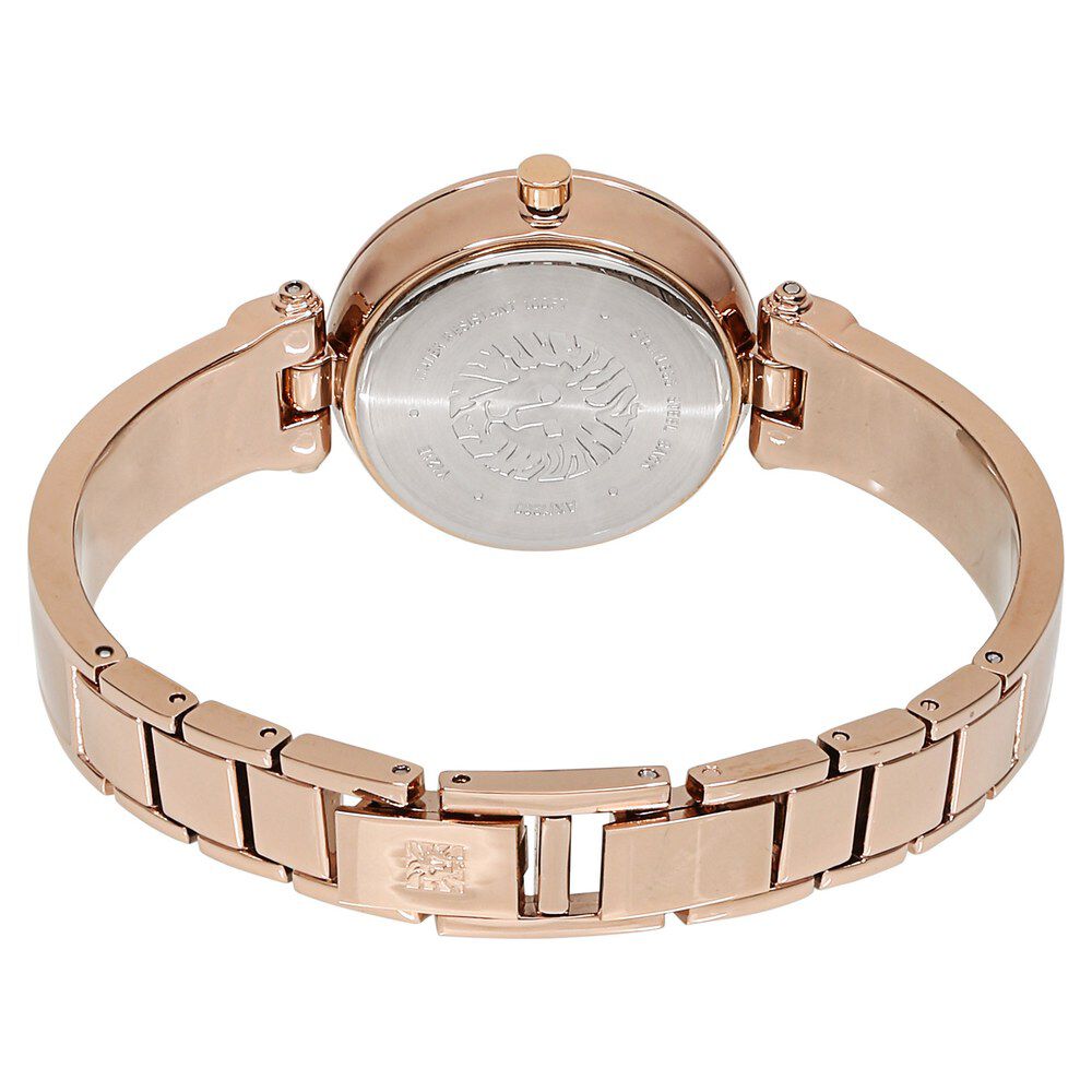 Anne Klein Quartz Analog Mother Of Pearl Dial Metal Strap Watch For Women