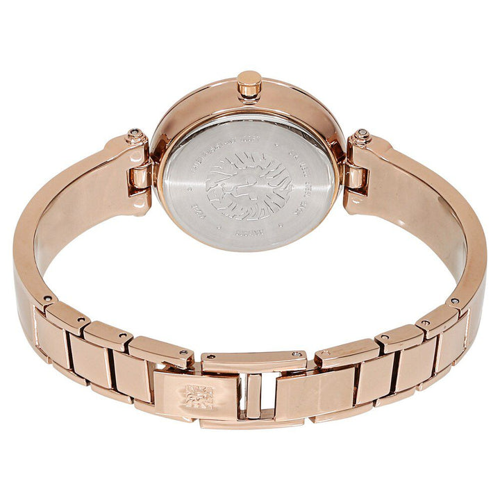 Anne Klein Quartz Analog Mother Of Pearl Dial Metal Strap Watch For Women