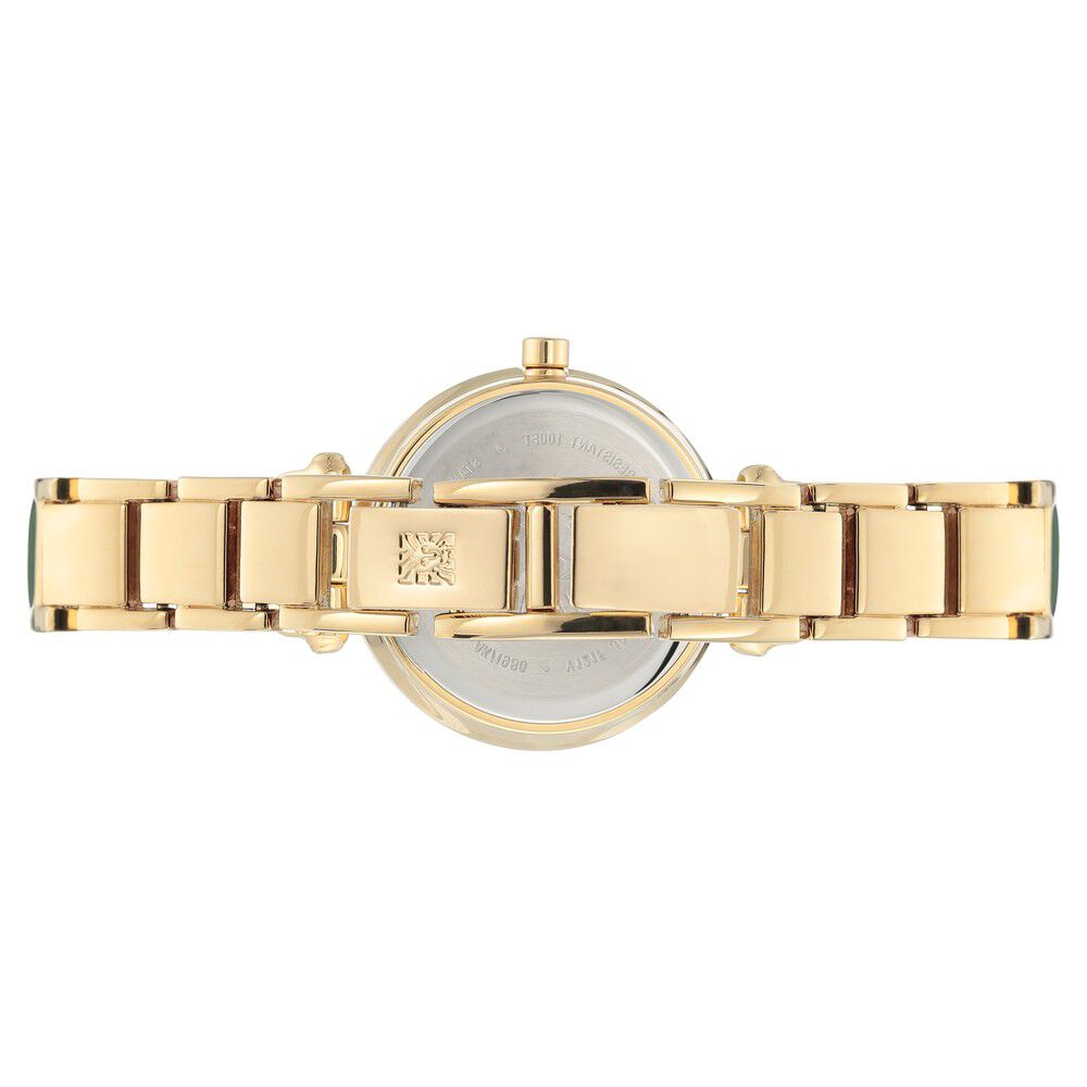 Anne Klein Quartz Analog Green Dial Metal Strap Watch For Women