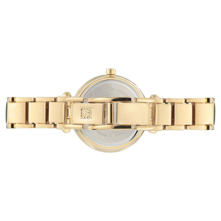 Anne Klein Quartz Analog Green Dial Metal Strap Watch For Women