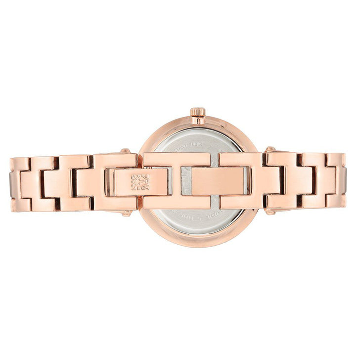 Anne Klein Quartz Analog Green Dial Metal Strap Watch for Women NEAK2512TERG