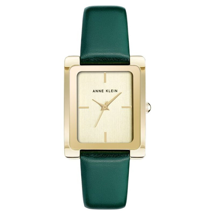 Anne Klein Quartz Analog Beige Dial Leather Strap Watch For Women