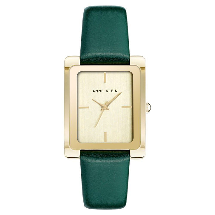 Anne Klein Quartz Analog Beige Dial Leather Strap Watch for Women NEAK2706CHGN