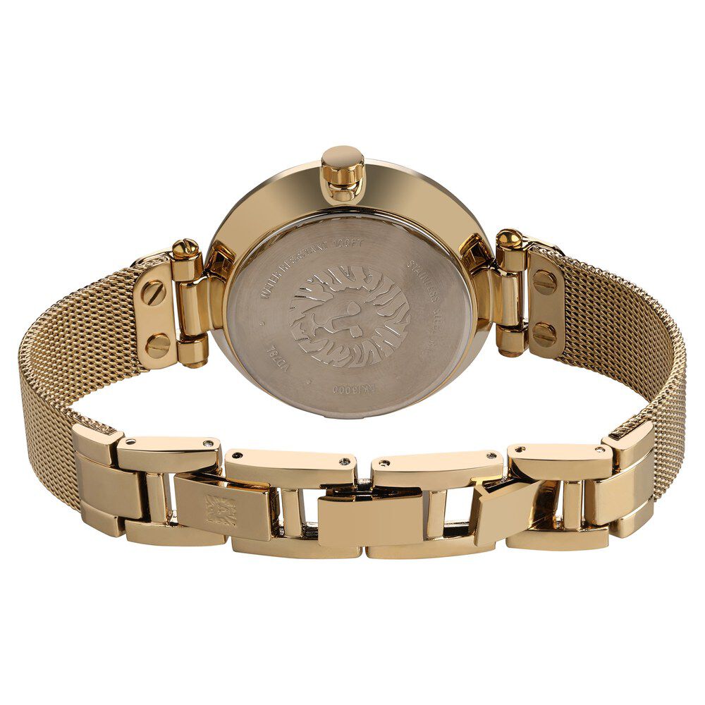 Anne Klein Quartz Analog Green Dial Metal Strap Watch for Women NEAK3000GNGB