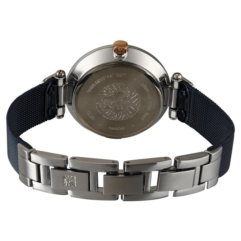 Anne Klein Quartz Analog Blue Dial Stainless Steel Strap Watch For Women